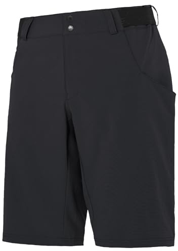 VAUDE Loamer Shorts II für Herren – MTB Shorts, Gepolsterte Fahrradshorts für Trails und Touren, Leicht und schnell trocknende Fahrradhose für Herren - Black, M