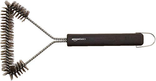 Amazon Basics Grillbürste, dreieckig, 30,5 cm, Schwarz