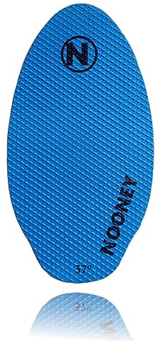 Nooney Skimboard aus Echtholz mit Anti-Rutsch-Deck Pad blau (41 Inch (104 cm))