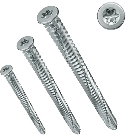 PARCO Fensterrahmenschrauben Universal 7,5x182 mm Senkkopf TX30 100 Stück