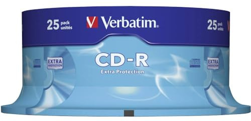 Verbatim 25 CD-R 700 MB 52x Spindel Extra Protection