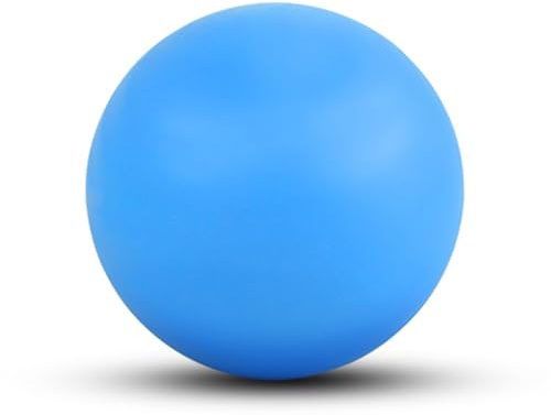 WOVTE Massage Lacrosse Ball für myofasziale Entspannung, Fuß, Rücken, Triggerpunkt-Ball, Muskelknoten, Yoga-Therapie (blau)