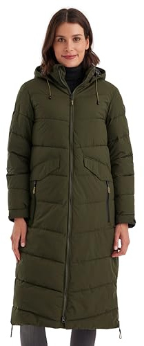 Killtec Damen Kow 62 Wmn Qltd Ct Wintermantel/Mantel in Daunenoptik mit Kapuze