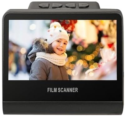 22-MP-Filmscanner mit Großem 5-Zoll-Display, Konvertieren von Farb-& B & W-Negativen & Folien 35mm,126mm,110mm Film-Negative & Folien in Hoch Auflösende 22MP JPEG Digital-Fotos,
