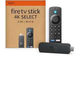 Amazon Fire TV Stick 4K Select, beginne mit dem Streamen in 4K, Hunderttausenden von Filmen und Serienfolgen sowie kostenlosem Live-TV, finde Serien schneller mit Alexa+
