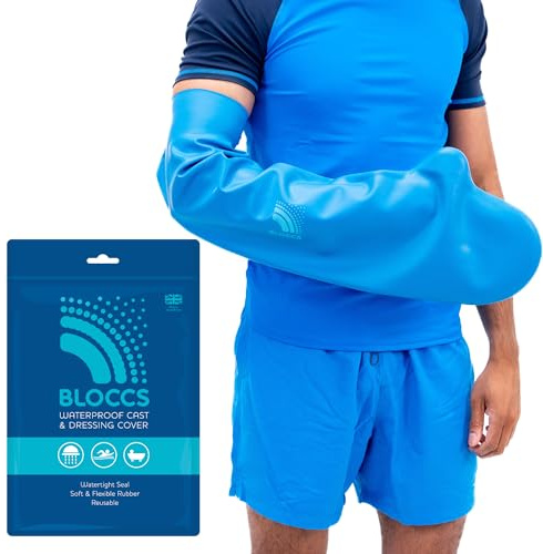 Bloccs – Langer wasserdichter Armprotektor für Gipsverbände - #ALA72 - Erwachsene