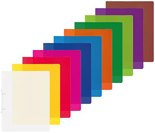 Brunnen Ringordner A4 2 Ringe 16mm extrastark farbig Sortiert (Sortiert, 11er Pack)