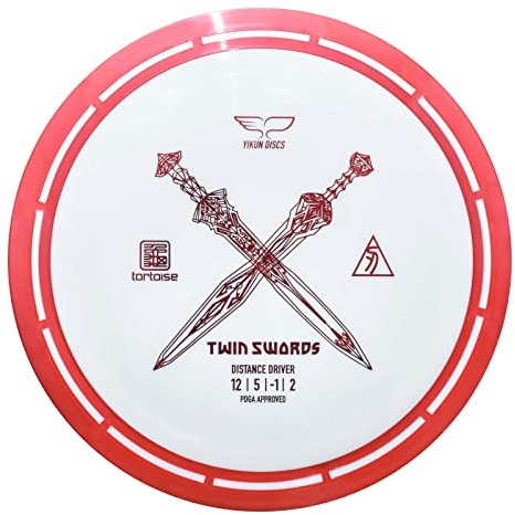 Yikun Professional Disc Golf Twin Swords |Distance Driver |165-176g| Perfekt für Outdoor-Spiele und Wettbewerbe