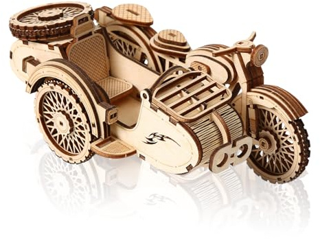 comfoyar 3D Puzzle Holz Motorrad Dreirad für Heimdekoration | Holzmodelle Bausätze Erwachsene, Modellbau Set Holz, Kreative DIY Bastelset, Weihnachten Geburtstagsgeschenk für Männer