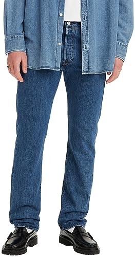 Levi's® 501® Original Fit Herren Jeans, gerade Passform, blau (stonewash), 34/L34, 100% Baumwolle