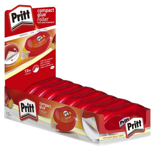 Pritt 2111694 – Roller permanent klebend, 8 Stück, 10 m