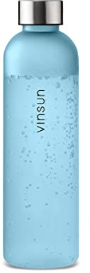 VINSUN Trinkflasche 650ml, 1000ml, 1500ml - Kohlensäure geeignet, Tritan | Wiederverwendbar, Tritan, auslaufsicher - Leichte Wasser Flasche für Sport, Outdoor, Schule, Uni, Fahrrad, Büro, Gym