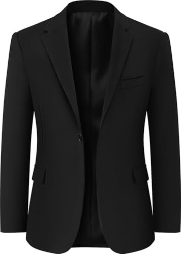 mintgreen Sakko Herren Blazer Slim Fit Einreihig mit Einem Knopf Business Hochzeit Einfarbig Anzugjacke