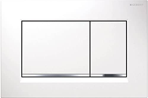 Geberit Sigma30 Betätigungsplatte, für 2-Mengen-Spülung, 115.883.KJ.1, Farbe: Weiß