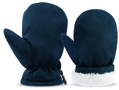 SEYUFN Winter Handschuhe Kinder Skihandschuhe Baby Handschuhe Mädchen Fingerlose Skihandschuhe wasserdicht Winterhandschuhe Ski Outdoor