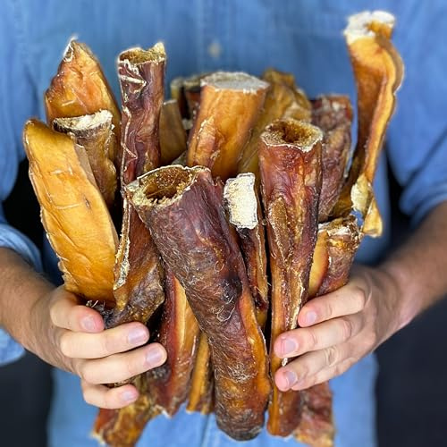 BREERs getrocknete Rinderkopfhaut für Hunde 25cm, 2kg | Belohnung-Snack getreidefrei, Deutsche Herstellung, Leckerli Hundekauartikel Kauartikel große Hunde