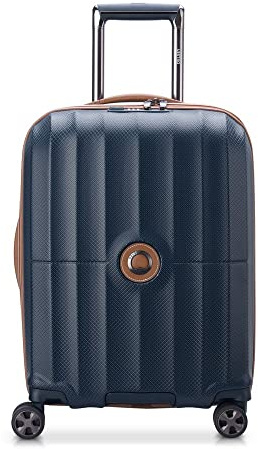 DELSEY Paris - ST Tropez - Schmaler Koffer mit starrer Kabine - 55x40x20 cm - 35 Liter - XS - Marineblau