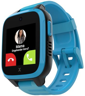 XPLORA XGO 3 Telefon Uhr für Kinder 4G - GPS, SOS, Anrufe | Anrufe, Nachrichten, Schulmodus, SOS-Funktion, GPS, Kamera und Schrittzähler - 2 Jahre Garantie (BLAU)
