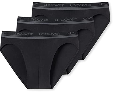 Uncover by Schiesser Herren 3 PACK Slip enganliegend - Cotton