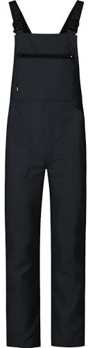 BWOLF Slater Arbeitslatzhose Herren Arbeitslatzhosen Männer Latzhose Herren Arbeitshose Schutz-Latzhose für alle Jahreszeiten und verschiedene Berufe S - 4XL (Schwarz, S)