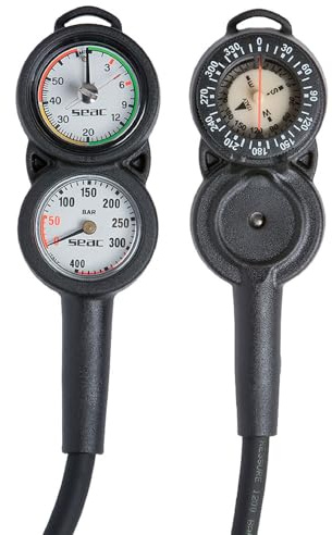SEAC SUB - 0600012000000A/396 : Konsole MIT Barometer, TIEFENMESSER UND TAUCHKOMPASS