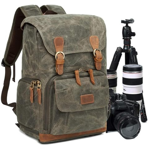 UBaymax Kamerarucksack mit Laptopfach,Spektiv DSLR Camera Backpack Canvas | Backpack