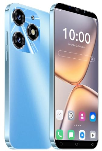 MTGud Smartphone Tagesangebot, 5,0 Zoll IPS Display, 16GB ROM, 128GB, erweiterbar, Android Smartphone, Dual SIM Handy, 3000 mAh Akku für, Einfaches Mobiltelefon (SPark10Pro-Blue)