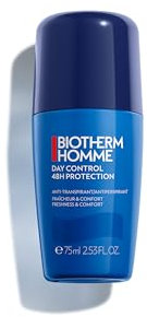 Biotherm Homme Day Control 48H Deo Roll-On, 48 H Herren Deo-Stick, wirksamer Schutz vor Schweißgeruch, Antitranspirant für empfindliche Haut und alle Hauttypen, wirkt pflegend und beruhigend, 75 ml