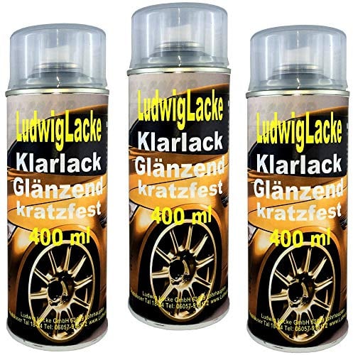Klarlack glänzend Spraydose 3 x 400ml