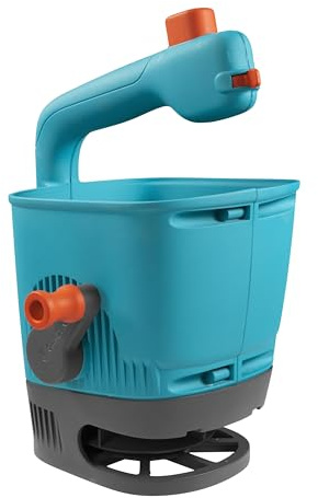 Gardena Handstreuer M: Streuer für einfaches Ausbringen von Dünger, Samen und Streusalz mit einer Streubreite von 1-4 m, für Rasenfläche bis ca. 100 m², 4-stufige Mengeneinstellung (431-20)