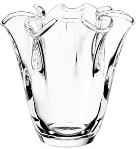 Villeroy & Boch - Blossom Vase 22,7cm Klar, Spülmaschinenfest, Vasen, Blumenvase, Kristallvase, Große Glasvase, Dekoration für Wohnzimmer, Schlafzimmer oder Flur, Zimmerdeko, Tischdeko, Kristallglas