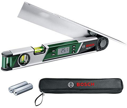 Bosch Winkelmesser PAM 220 (0° - 220° Messbereich, +/- 0,2° Messgenauigkeit, in Tasche)