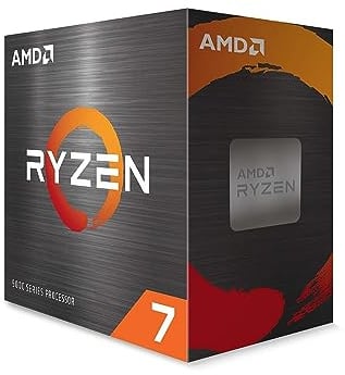 AMD Ryzen 7 5800X Processor (8 Cores/16 threads, 105W DTP, AM4 socket, 36 MB Cache, up to 4,7Ghz max boost frequency, no cooler)