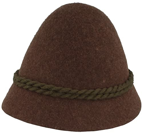 Faustmann bayerischer Herrentrachtenhut Stopselhut Braun 56