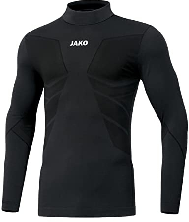 JAKO Kinder Turtleneck Comfort 2.0, Schwarz, XS