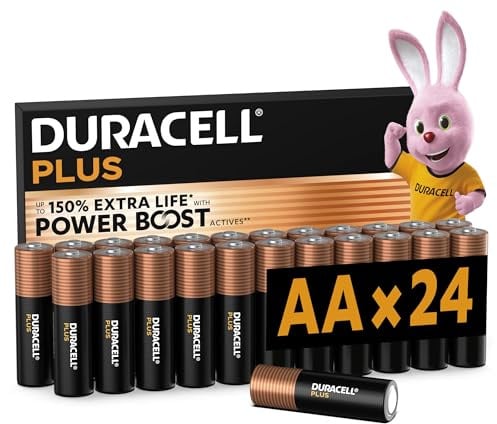 DURACELL Plus AA-Batterien (24er-Pack) – Alkaline-Batterien 1,5 V