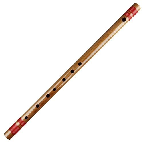 Professionelle Bambusflöte Japanische Flöte 7/8 Handgefertigte Bambusflöte Piccolo Japanflöte (Color : Red 7 hong)