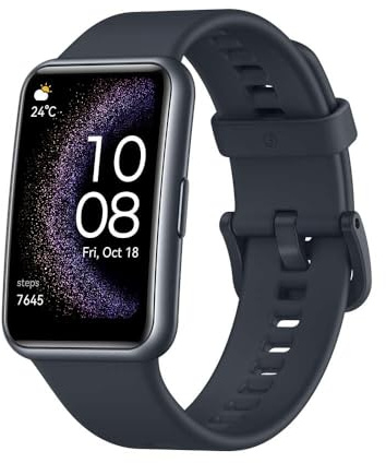 HUAWEI Watch FIT Special Edition, Smartwatch 1,64 Zoll HD-AMOLED-Display, Professionelles Gesundheitsmanagement, GPS, Praktischer Assistent im Alltag, +6 Monate erweiterte Garantie, Schwarz
