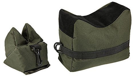 Vientiane Vorderschaftauflage, Vorne & Hinten Gewehrauflage,Waffenauflage,Schießauflage Set für Gewehr/Luftgewehr Outdoor Üben (Grün)