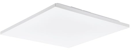 EGLO LED Panel Piglionasso, L x B 43,7 cm, 2550 Lumen | Deckenlampe quadratisch , Küchenlampe, Bürolampe, Deckenleuchte neutralweiß