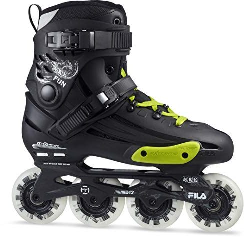 FILA SKATES 010618055 NRK Fun Inline Skate Unisex Black/Yellow/Magenta Größe 40.5