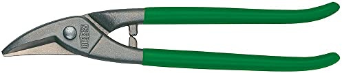 BESSEY Erdi Loch-Schere D107-250, Rechtsschneidend Gesamtlänge 250 mm Schnittlänge 42 mm, Griffe in PVC-getaucht, Gewicht 0,49 Kg