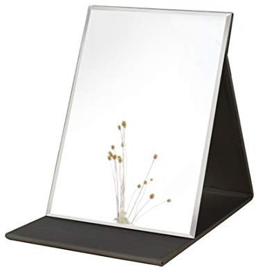 Zcooooool Großer Schminkspiegel, tragbar, Super HD, Multi-Standspiegel, Winkel, freihändig/tragbar/Tisch, klappbar, Spiegel, 25,4 x 17,8 cm