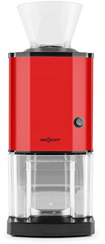 OneConcept Crushed Ice Maschine, Schneller Crushed Ice Maker mit Auffangschale, Eiscrusher Elektrisch mit 3,5L Fassungsvermögen, Tragbare Eiscrusher Maschine, Crushed Ice-Maschinen für 15kg/h