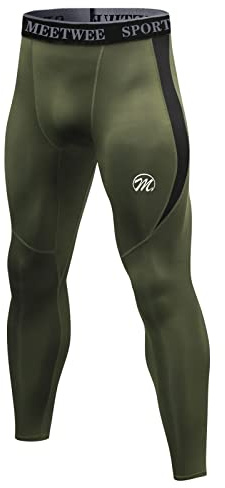 MEETWEE Herren Kompressionsshorts Boxershorts Kompressionshose Leggings Männer Sport Unterhosen Retroshorts Men Unterwäsche Atmungsaktiv