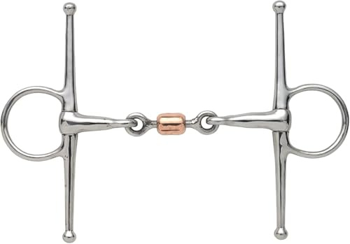 Volltrense mit Kupfer-Mittelstück und Rollen an den Backen, S/STEEL