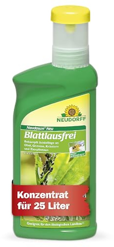 Neudorff Neudosan Neu Blattlausfrei – Konzentrat bekämpft Blattläuse, Weiße Fliegen und Spinnmilben an Obst, Gemüse, Kräutern und Zierpflanzen, 500 ml