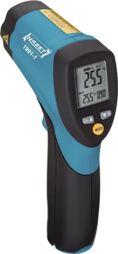 HAZET Infrarot-Thermometer 1991-1, Integrierter Laserpointer | 281 g, Berührungslose Durchführung von Temperaturmessungen, Integrierter Laserpointer, Schnell-Erkennungsfunktion