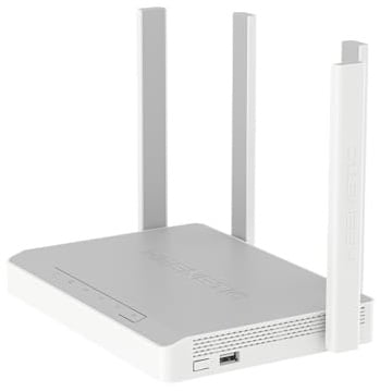 Keenetic Hopper DSL AX1800 Mesh-WLAN-6-Supervectoring-VDSL2/ADSL2+-Modem-Router mit einem 4-Port-Gigabit-Smart-Switch und USB-3.0-Port