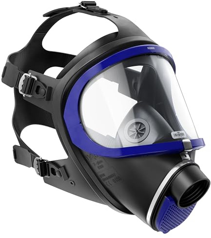 Dräger X-plore 6300 Atemschutzmaske - Vollmaske aus EPDM mit Rd40-Anschluss | Atemmaske geeignet für Farben, Lacke, Schreinerarbeiten, Landwirtschaft, BL-431320